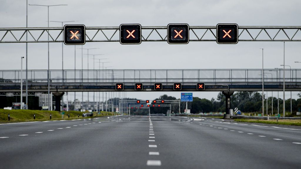 De A50 is richting Arnhem afgesloten. Foto ter illustratie. Foto: ANP