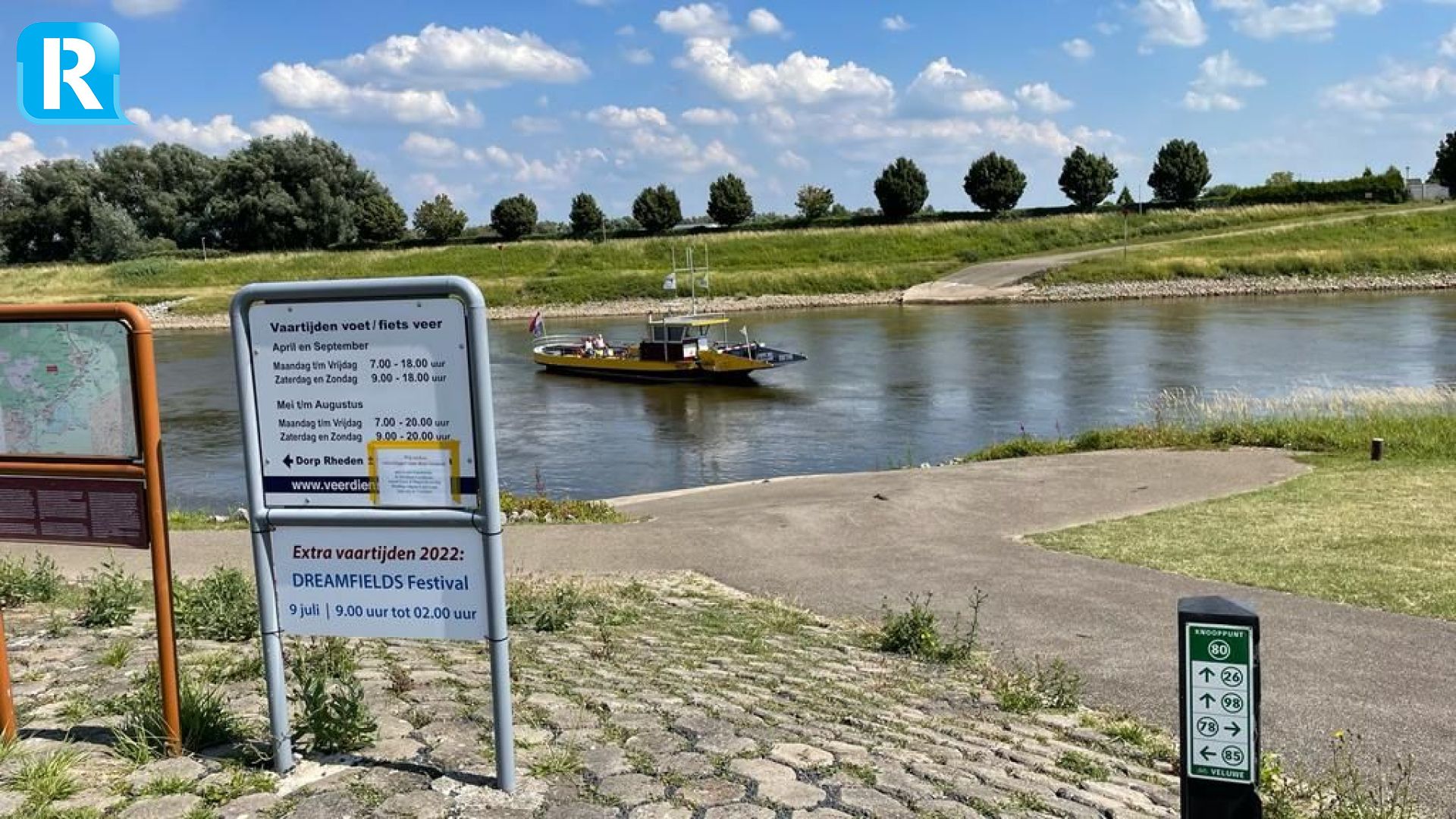 Veerdienst Rheden gaat weer varen