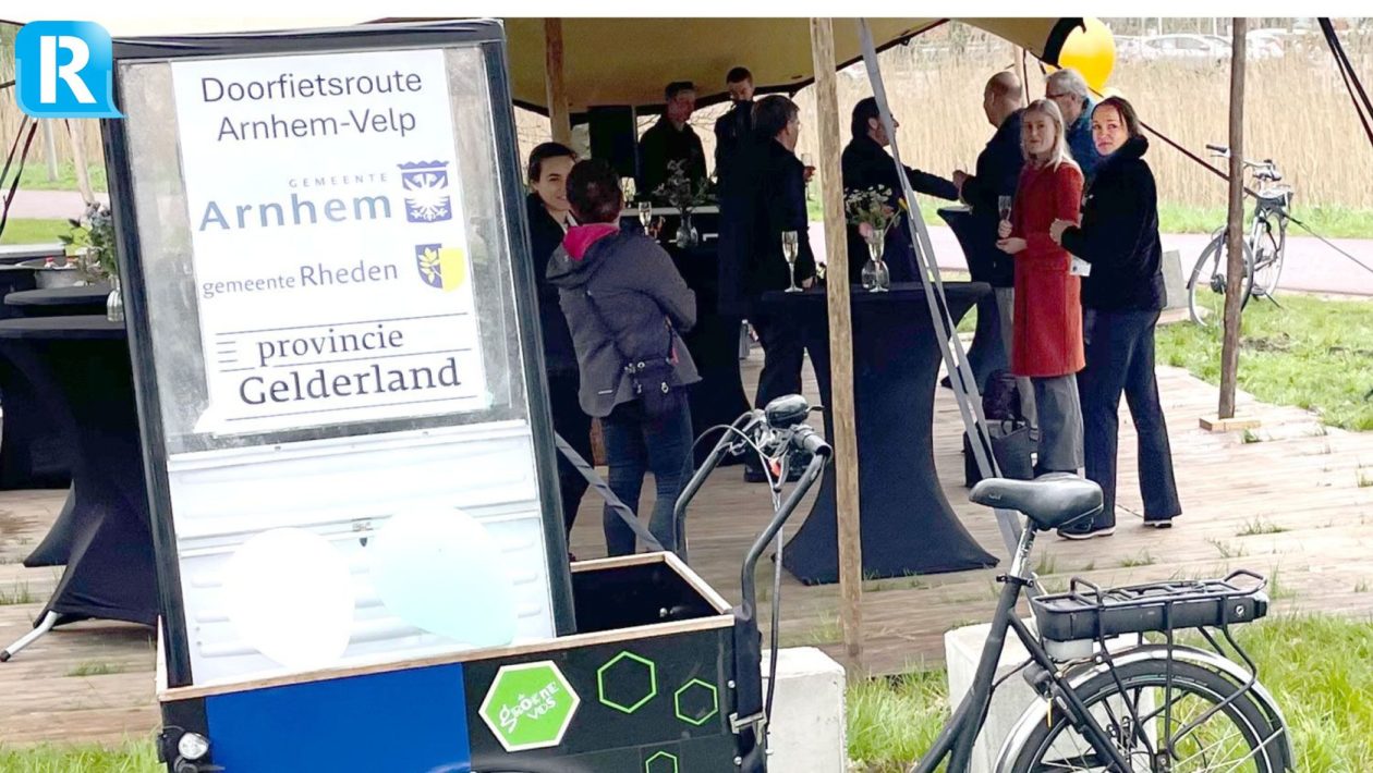 Gemeente Arnhem weigert pers bij opening fietspad tussen Velp en Arnhem Foto: Martin Slijper