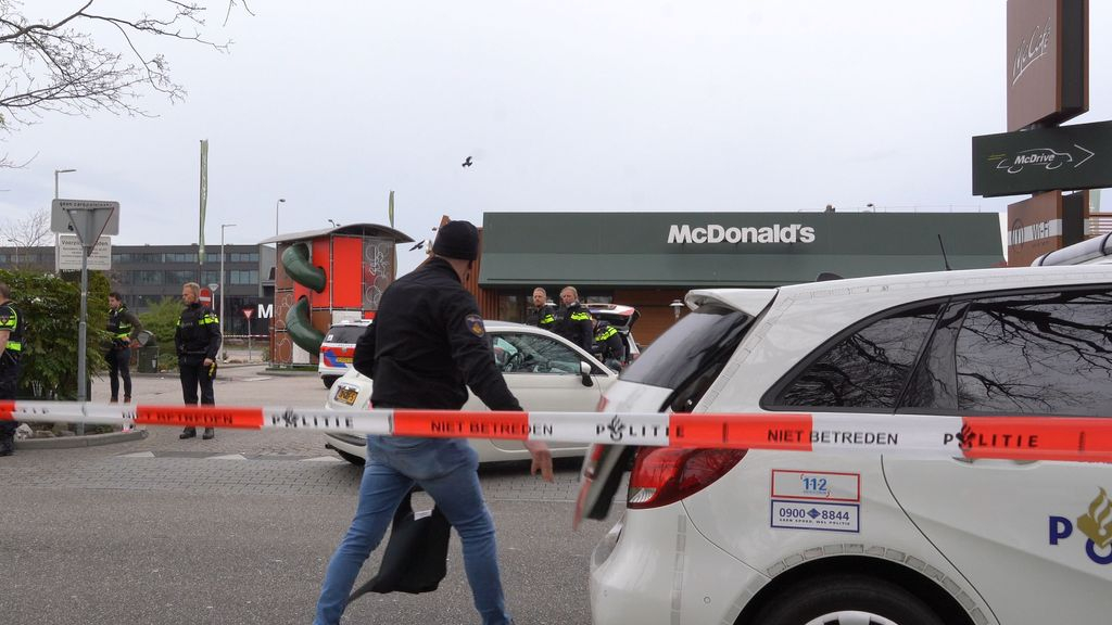 De schietpartij vond bij McDonald's plaats. Foto: ANP