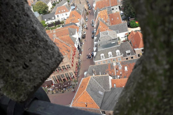 Blik op Doesburg vanuit kerktoren. Foto: Sylvia Willems