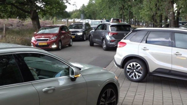 Drukte op de Posbank. Foto: Omroep-Gelderland