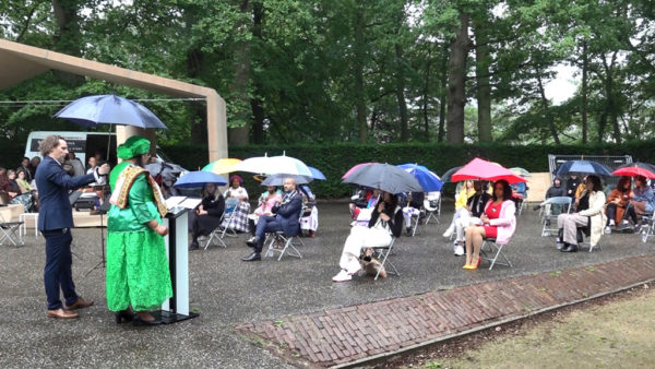 Keti Koti herdenking Arnhem Foto: Omroep Gelderland