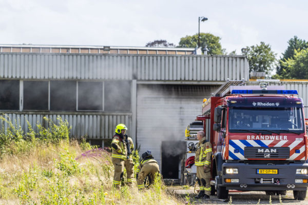 Vermoedelijk brandstichting in bedrijfspand in Rheden Foto: Studio Rheden