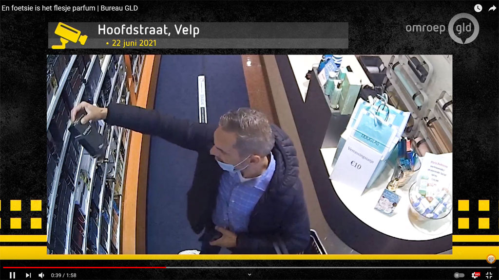 Politie in Velp op zoek naar winkeldieven Foto: Studio Rheden