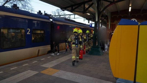 De brandweer kwam ter plaatse