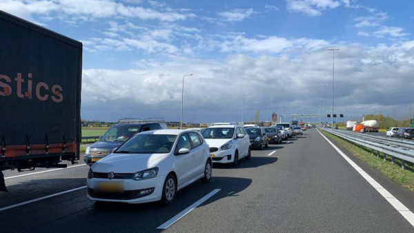 Files op de A50.  Foto: Archieffoto Omroep Gelderland
