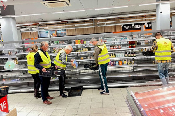Supermarkt Coöp in Velp helpt Voedselbank na sluiting. Foto: Martin Slijper