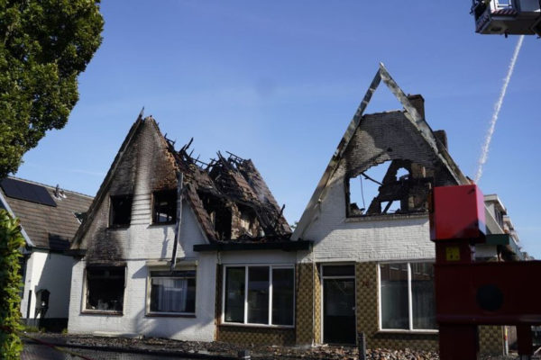 Het uitgebrande pand in Velp. Foto: Persbureau Heitink
