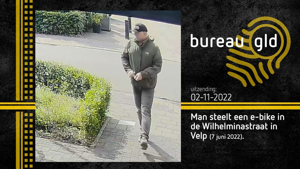 Deze man stal een e-bike in Velp. Foto: politie/Bureau GLD