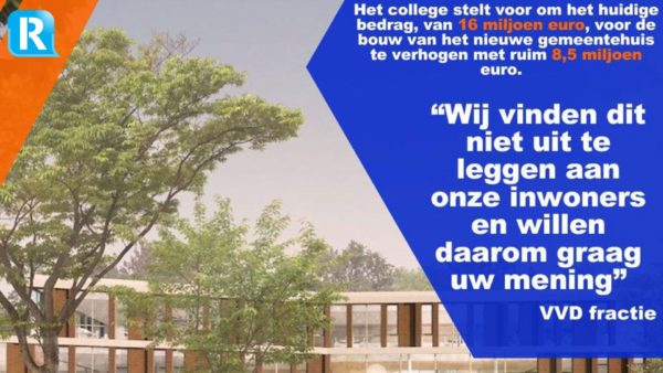 Flyer Gemeentehuis Foto: VVD