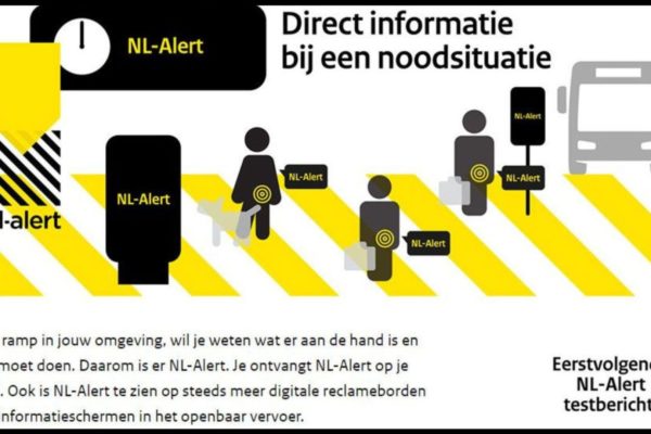 Overheid verstuurt opnieuw NL-Alert testbericht Foto: NL-Alert