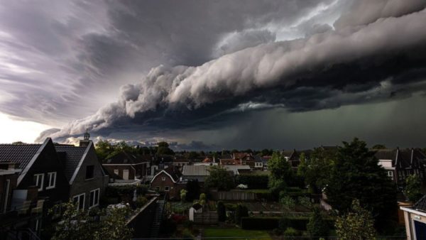 Foto van eerder noodweer ter illustratie. Foto: Bertus de Leeuw
