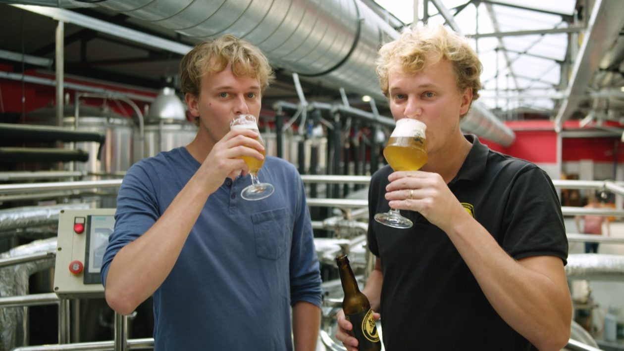 Bierbrouwers Pieter en Jaap Lok uit Velp Foto: Omroep Gelderland