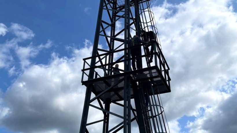 Brandtoren op Rozendaalse Veld viert nieuwe monumentenstatus Foto: Martin Slijper