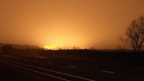 Lichtvervuiling van de kassen in Zaltbommel Foto: Stef den Tek  Foto: Omroep Gelderland