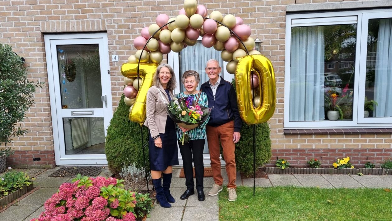 Trudes en Karolien: 70 jaar huwelijk en nog steeds actief in de samenleving Foto: Rheden