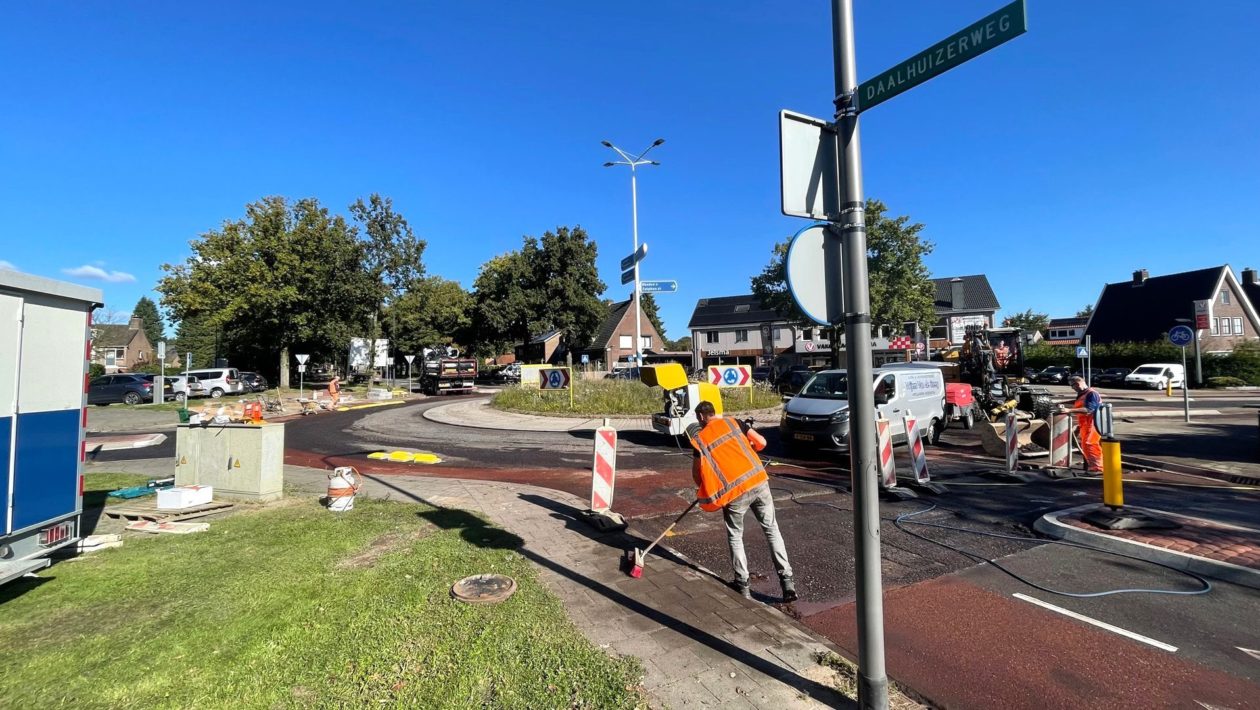 Rotonde Daalhuizerweg Rozendaal Foto: Martin Slijper