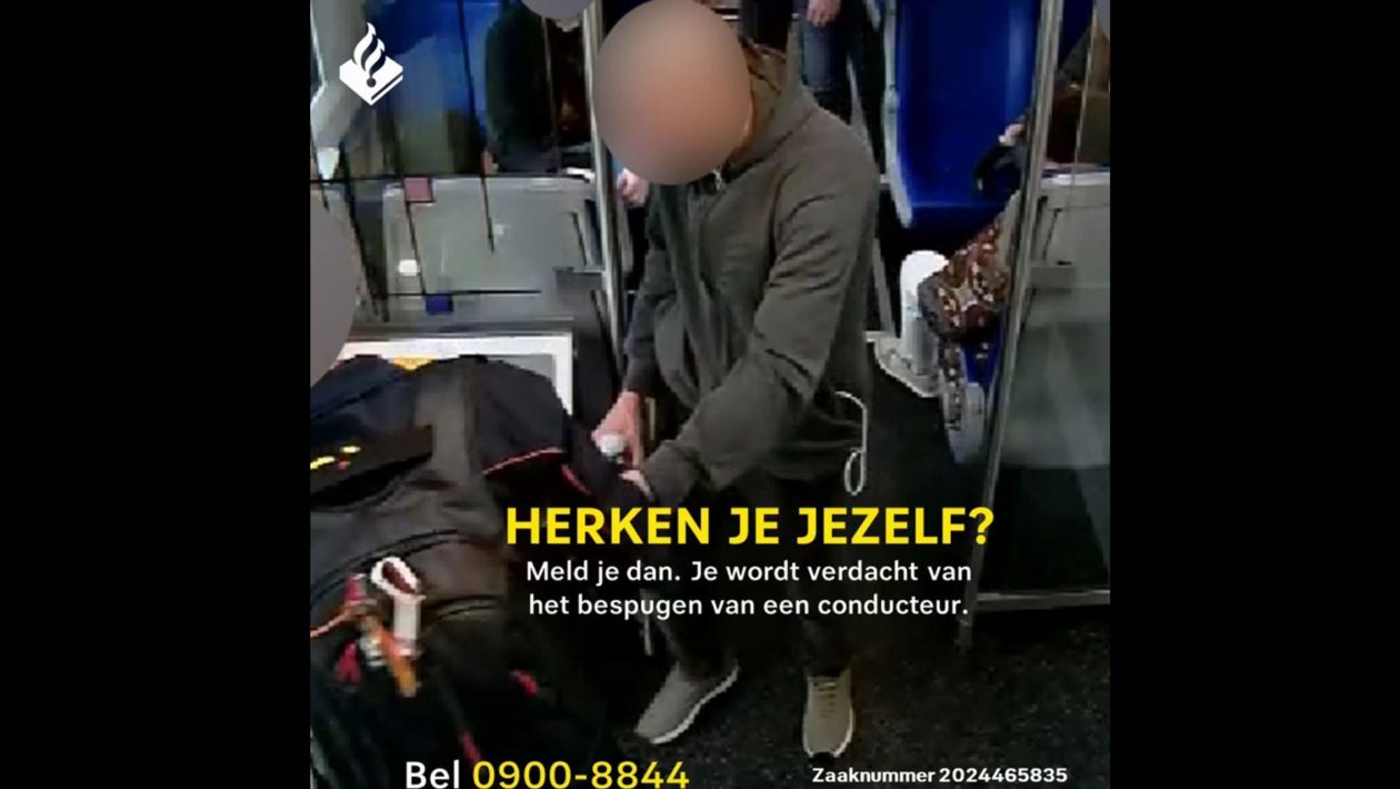 Man gezocht na bespugen conducteur op station Velp Foto: Politie