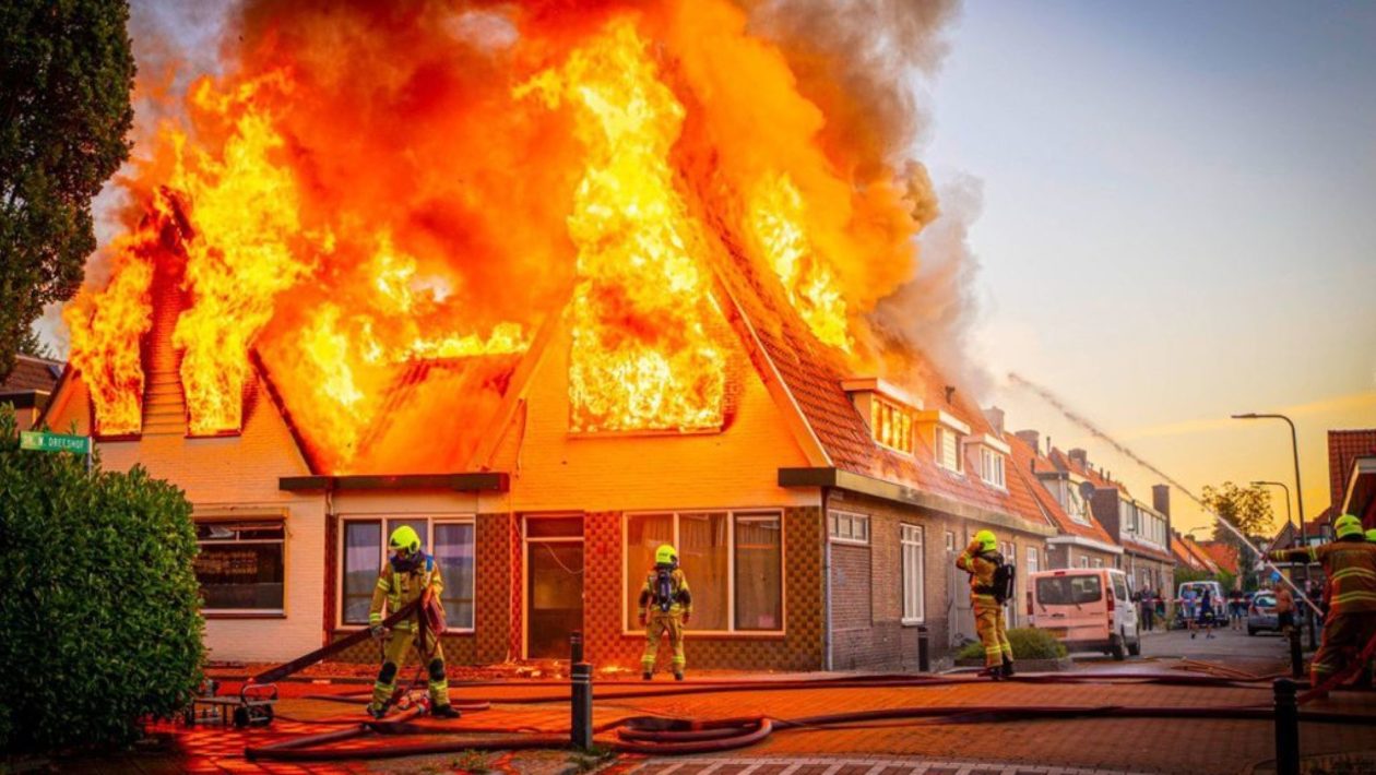 Afbeelding brand Willemstraat Velp ter illustratie Foto: Persbureau Heitink