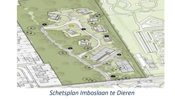Braakliggend terrein Imboslaan in Dieren Foto: Rheden