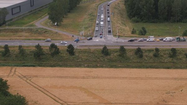 De A15 bij Bemmel kan worden doorgetrokken naar de A12. Foto: Omroep Gelderland