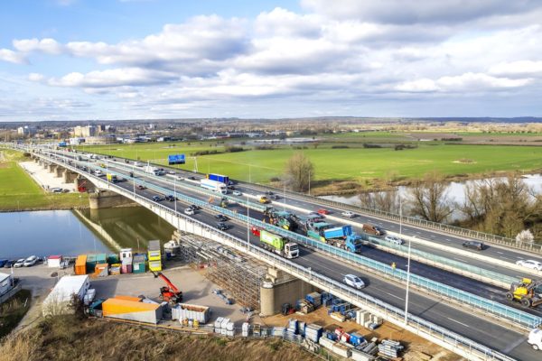 A12 IJsselbruggen bij Velperbroek Foto: Paul Poels Fotografie