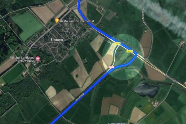CDA Rheden denkt dat inwoners tégen een zonnepark zijn? Foto: Google Maps