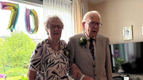 Wouter en Mathilda uit Rheden 70 jaar getrouwd Foto: Martin Slijper