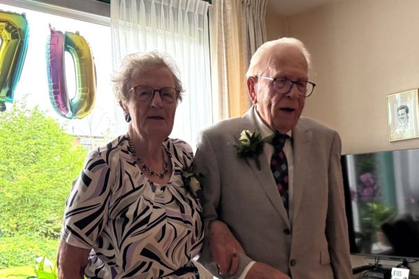 Wouter en Mathilda uit Rheden 70 jaar getrouwd Foto: Martin Slijper