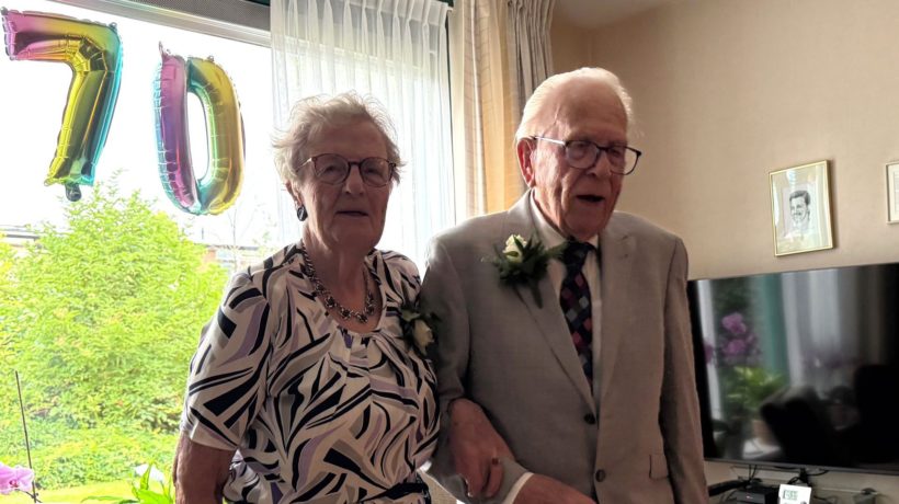 Wouter en Mathilda uit Rheden 70 jaar getrouwd Foto: Martin Slijper