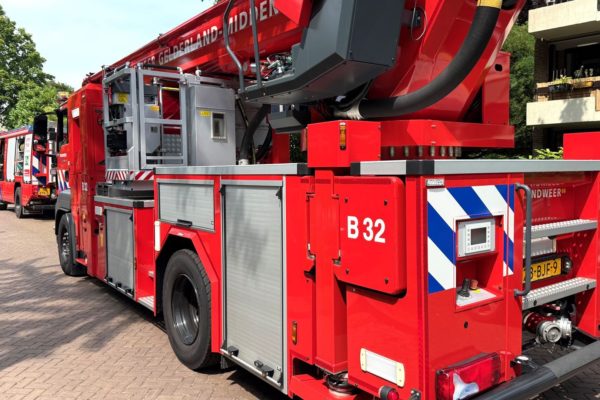 Ladderwagen van de brandweer Foto: Martin Slijper