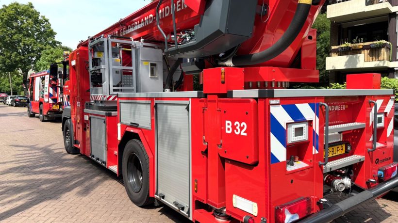 Ladderwagen van de brandweer Foto: Martin Slijper