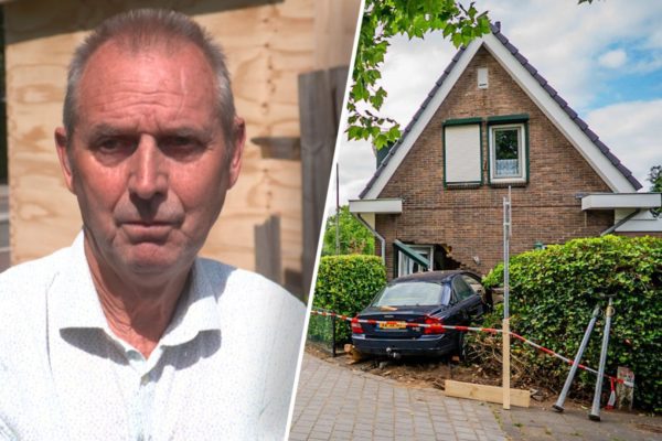 Stef Grutters bij zijn woning. Foto: Omroep gelderland / Persbureau Heitink