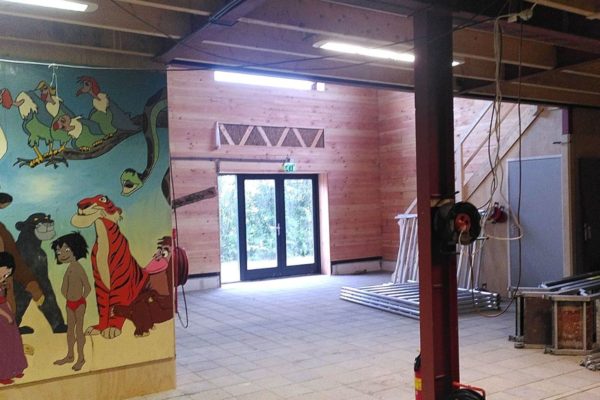 Waarom hebben de Rhedense Pioniers nog geen volledig clubhuis?? Foto: Saskia van de Velde