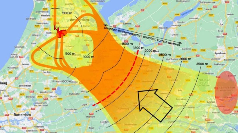 Nog steeds kans op aanvliegroute Schiphol over Rheden Foto: Stop4deroute