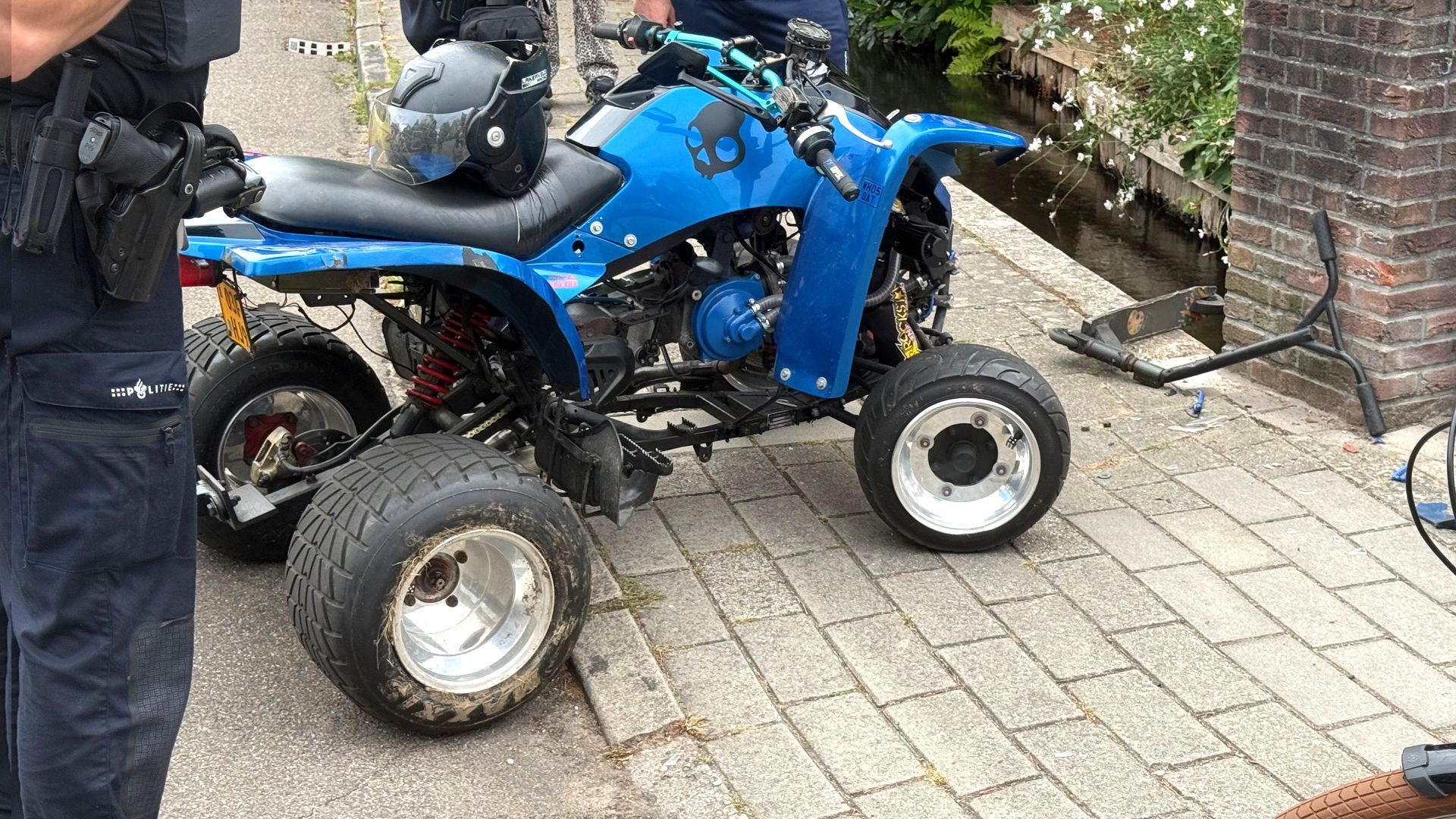 Jongetje op step in Velp aangereden door quad