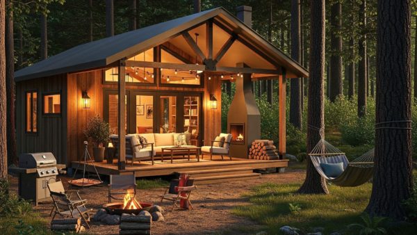Recreatiewoning foto ter illustratie Foto: Foto gegenereerd met ai