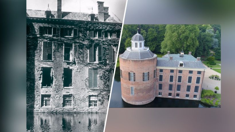 Kasteel Rosendael raakte in de Tweede Wereldoorlog zwaar beschadigd Foto: Omroep Gelderland