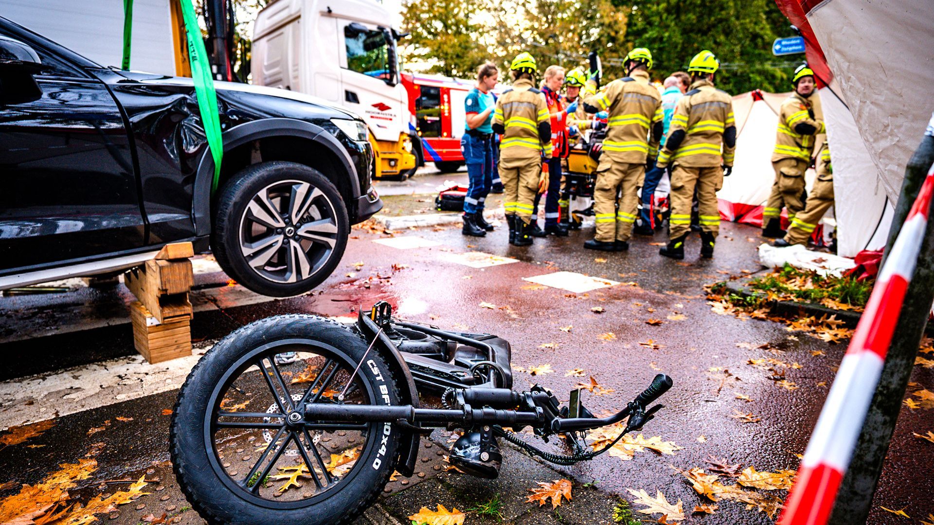 Kind op fatbike ernstig gewond ongeval Velp