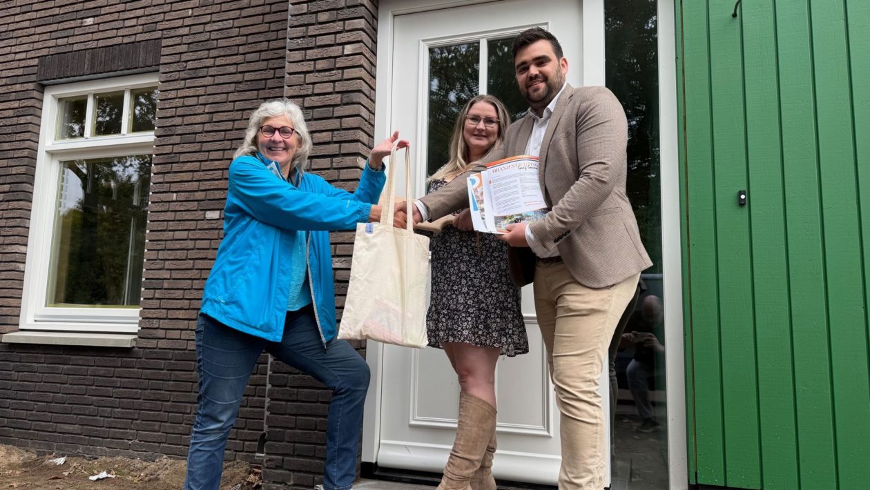 Bewoners net opgeleverde wijk de Kwekerij in Laag-Soeren worden verrast Foto: Martin Slijper