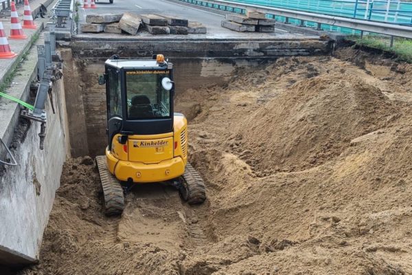 Zo ziet de sinkhole eruit op het Velperbroek Foto: Studio Rheden