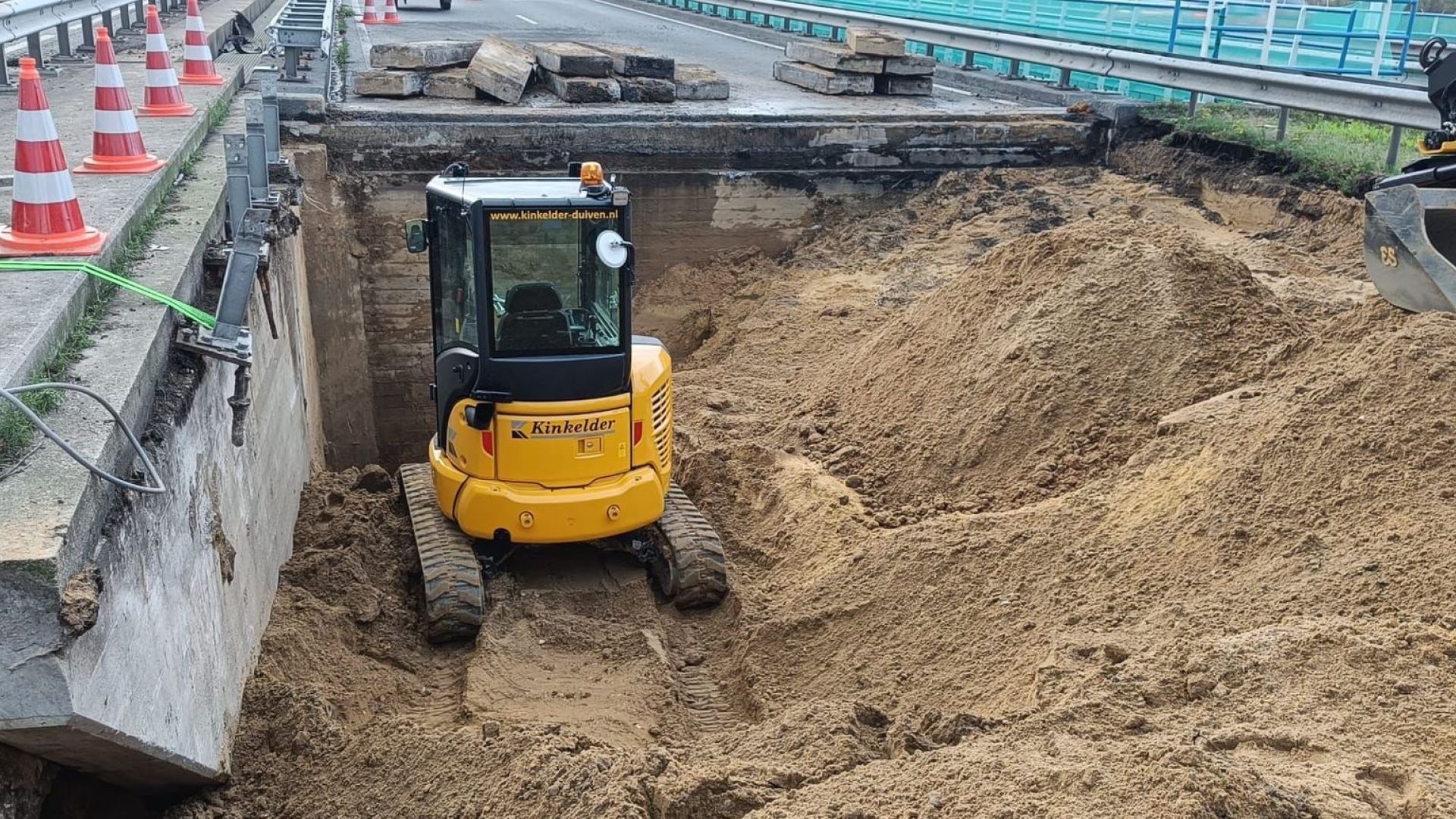 Zo ziet de sinkhole eruit op het Velperbroek