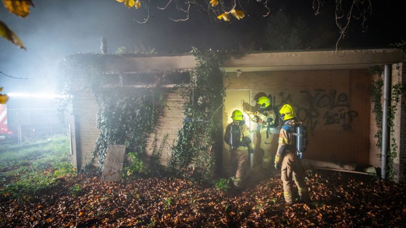 Brand bij leegstaand pand Rhederhof in Rheden Foto: Persbureau Heitink