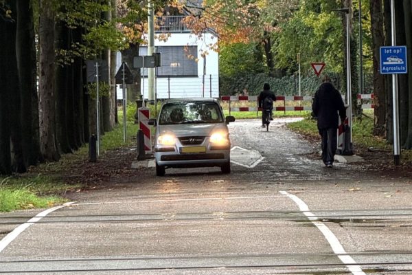 Auto maakt misbruik van Biljoen in Velp Foto: Studio Rheden