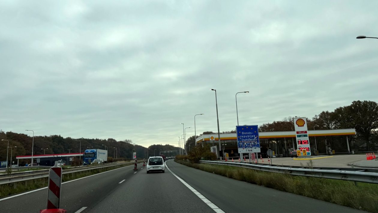 Grenscontroles bij de grens van Duitsland Foto: Martin Slijper