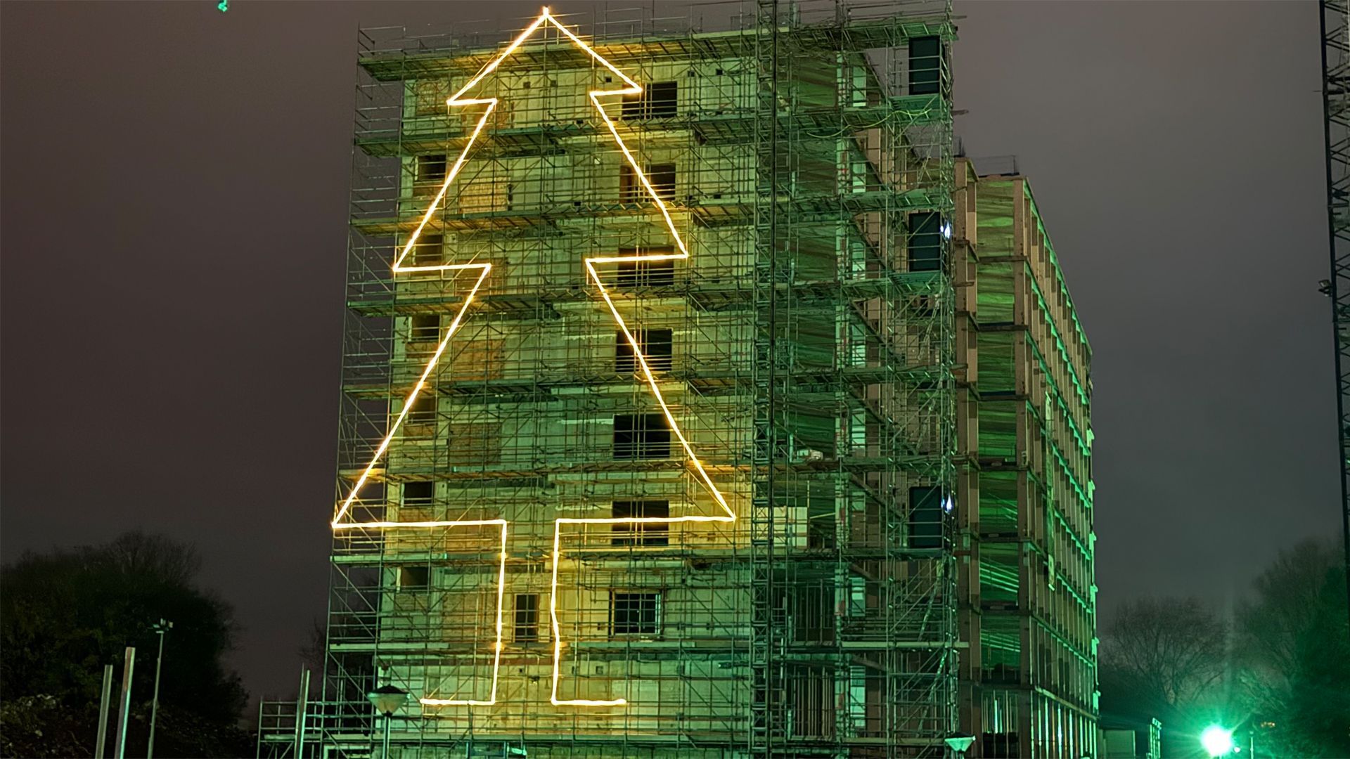 Grootste kerstboom van de regio staat gewoon in Velp-Zuid