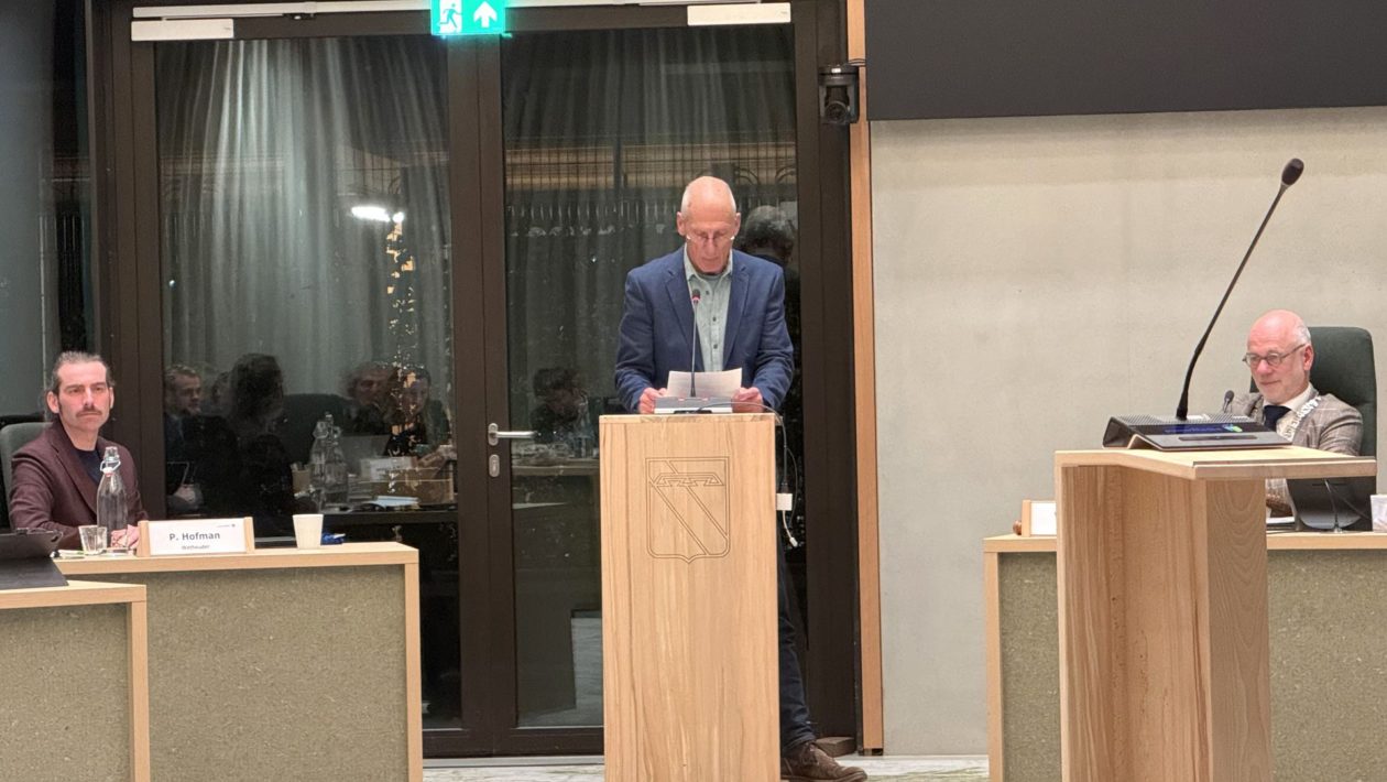 Nestor Hendri Witteveen van de ChristenUnie Foto: Martin Slijper