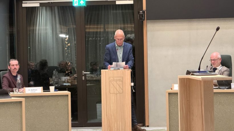 Nestor Hendri Witteveen van de ChristenUnie Foto: Martin Slijper