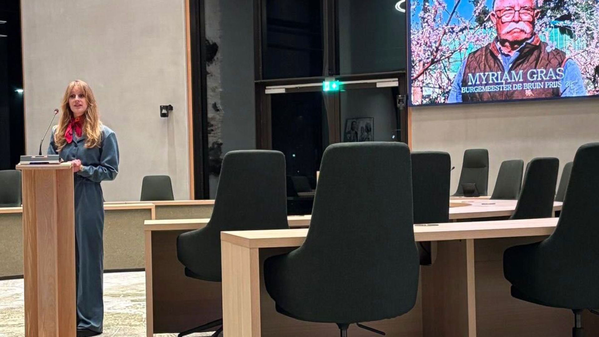 Burgemeester de Bruinprijs 2025 voor Myriam Gras